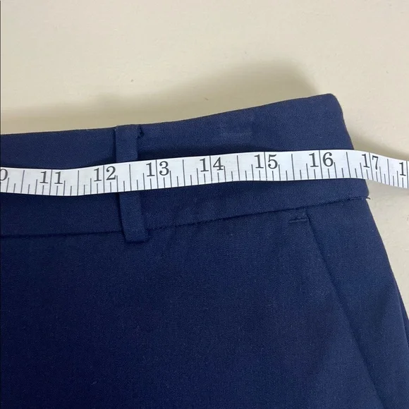 New Talbots Newport Pant Trouser Leg Full Length Navy Blue Size 8 - Picture 11 of 13